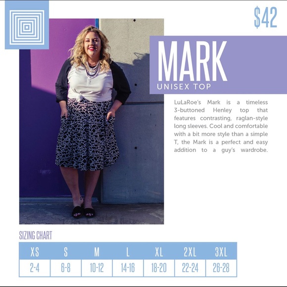 NWT LuLaRoe Mark Top SZ 3XL - Picture 5 of 5